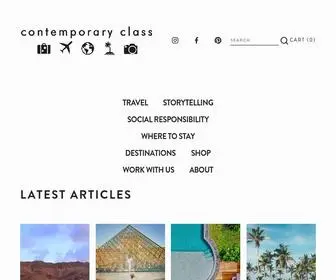 Contemporaryclass.com(CONTEMPORARY CLASS TRAVEL MEDIA My) Screenshot