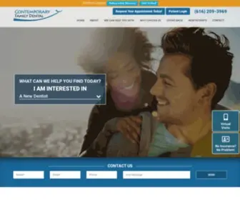 Contemporaryfamilydental.com(Contemporary Family Dental) Screenshot