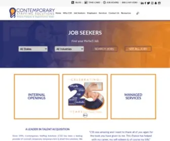 Contemporarystaffing.com(Contemporary Staffing Solutions) Screenshot