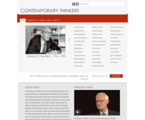 Contemporarythinkers.org(Contemporarythinkers) Screenshot