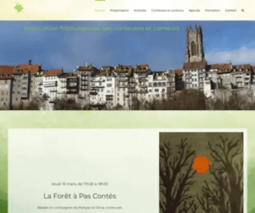Contemuse.ch(Association fribourgeoise de conteuses et conteurs) Screenshot