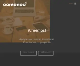 Conteneo.com(Incubadora y Aceleradora de Proyectos) Screenshot