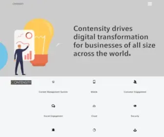 Contensity.com(Digital Transformation) Screenshot