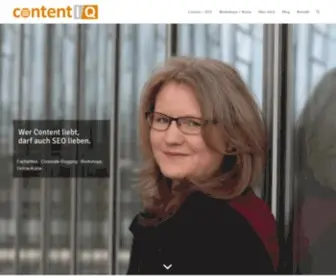 Content-IQ.com(Wer Content liebt) Screenshot