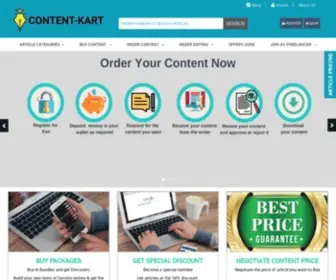 Content-Kart.com(Content Writing Services) Screenshot