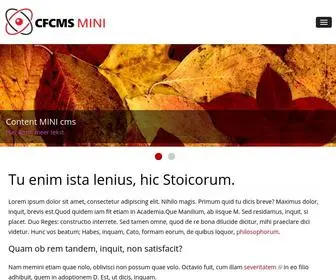 Content-Management-SYsteem.info(Minicms test website) Screenshot