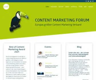 Content-Marketing-Forum.com(Content Marketing Forum e.V) Screenshot