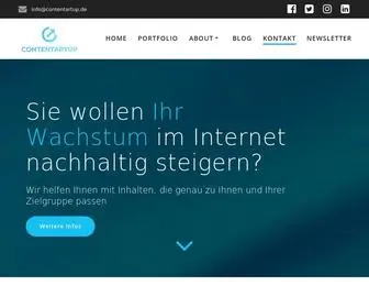 Contentartup.de(Content Marketing Service für digitale Unternehmen) Screenshot