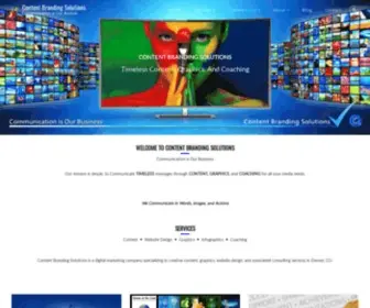 Contentbrandingsolutions.com(Content Branding Solutions) Screenshot