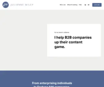 Contentbyjulianne.com(Julianne Wiley) Screenshot