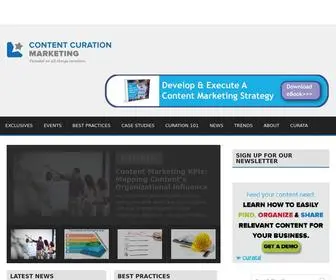 Contentcurationmarketing.com(Content Curation Marketing) Screenshot