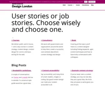 Contentdesign.london(Content Design London) Screenshot
