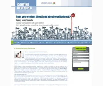 Contentdeveloper.co.in(Just another WordPress site) Screenshot