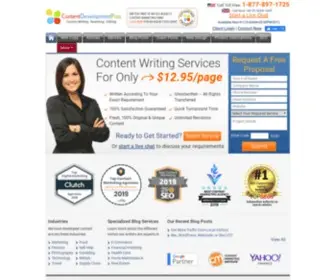 Contentdevelopmentpros.com(Top Rated Content Agency) Screenshot