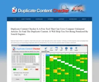 Contentduplicatechecker.com(Duplicate Content Checker) Screenshot