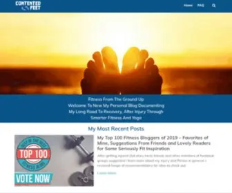 Contentedfeet.com(My Long Journey Back To Fitness After Injury) Screenshot