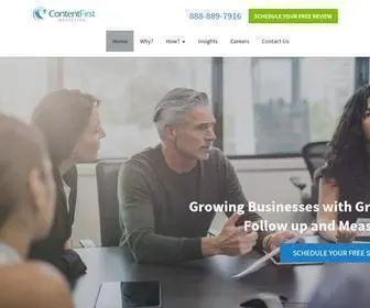 Contentfirst.marketing(Digital Marketing Strategies) Screenshot