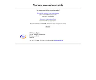 Contenti.lk(Official Web Site) Screenshot