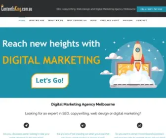 Contentisking.com.au(Full-Service Digital Marketing Agency Melbourne) Screenshot