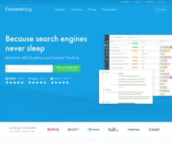 Contentking.es(Real-time SEO Auditing & Monitoring Platform) Screenshot