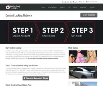 Contentlocking.com(Content Locking Network) Screenshot