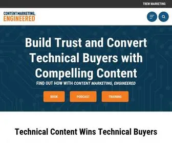 Contentmarketingengineered.com(TREW Marketing) Screenshot