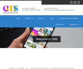 Contentmarketingservicesgroup.com(Content Marketing Services) Screenshot