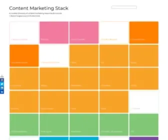 Contentmarketingstack.co(Content marketing stack) Screenshot