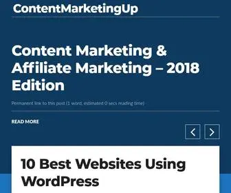 Contentmarketingup.com(Content Marketing Up) Screenshot