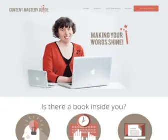 Contentmasteryguide.com(Editor and ghostwriter Linda Dessau of Content Mastery Guide) Screenshot