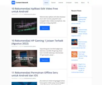 Contentmenarik.com(All about Content) Screenshot