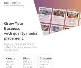 Contento.marketing(Unknown Domain) Screenshot