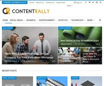Contentrally.com(Content Rally) Screenshot