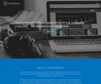 Contentrobot.com(ContentRobot was born from a passion for blogging. Our aim) Screenshot