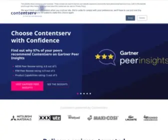 Contentserv.com(Contentserv) Screenshot