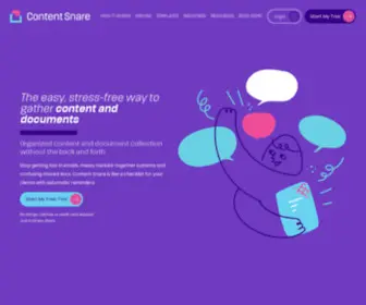 Contentsnare.com(Content Snare) Screenshot