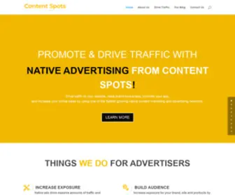 Contentspots.com(Content Spots) Screenshot