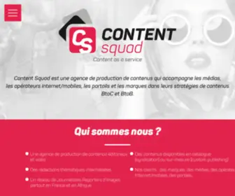 Contentsquad.fr(Contentsquad) Screenshot