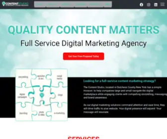 Contentstudiony.com(Content Studio) Screenshot