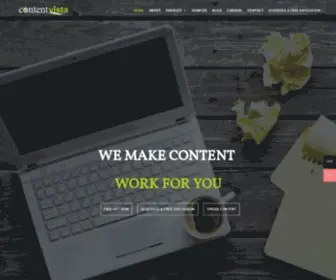 Contentvista.com(The Content Writing Company Loved by Humans & Search Engines) Screenshot