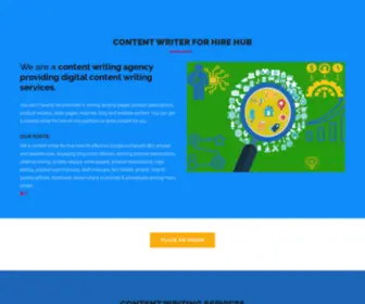 Contentwriterforhirehub.com(Content Writer For Hire) Screenshot