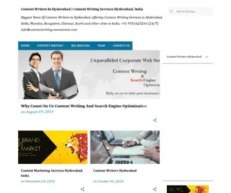 Contentwriting-Seoservices.com(Content Writers In Hyderabad) Screenshot