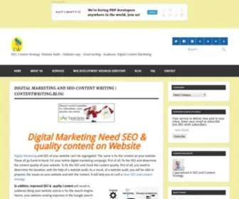 Contentwriting.blog(Digital Marketing and SEO) Screenshot