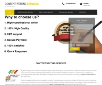 Contentwriting.services(Content writing services) Screenshot