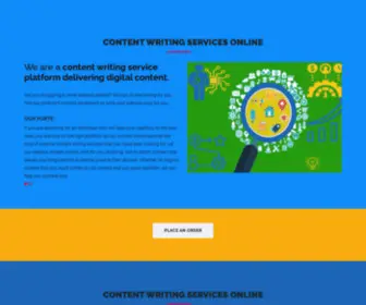 Contentwritingservicesonline.com(Content Writing Services Online) Screenshot