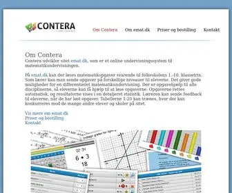Contera.dk(IT i undervisningen) Screenshot