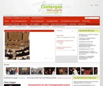 Contergannetzwerk.de(Contergannetzwerk Deutschland e.V) Screenshot