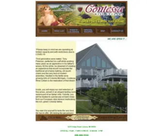 Contessawinecellars.com(Contessa Wine Cellars of Southwest Michigan) Screenshot