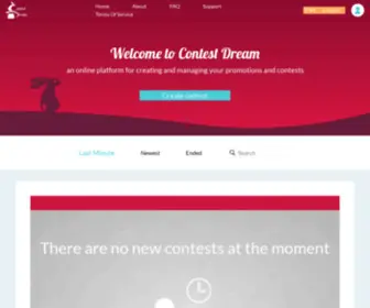 Contestdream.com(Contest Dream) Screenshot