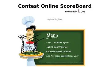 Contestonlinescore.com(Contest Online ScoreBoard) Screenshot